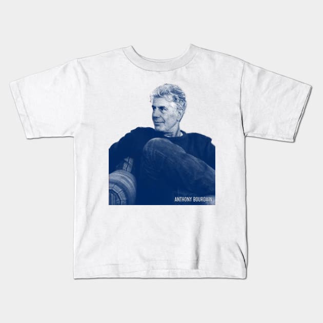 Anthony Bourdain Kids T-Shirt by BeeFest